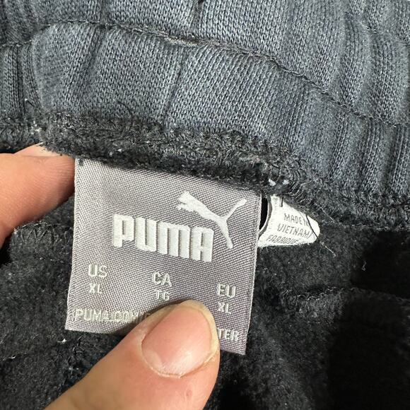 Puma SE Way 1 DE-91074 Herzogenaurach Jogger Sweat Pants Mens XL Black Pockets - Picture 8 of 10